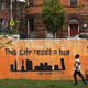 A child runs past a mural in West Baltimore on May 3, 2015, two days after Baltimore authorities released a report on the death of Freddie Gray.
Patrick Smith/Getty Images